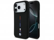 BMW M iPhone 17 Pro Max hoesje - Tricolor Liquid Silicon MagSafe Case