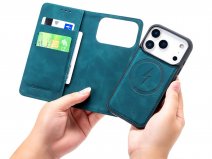 CaseMania 2in1 Bookcase MagSafe Groen - iPhone 17 Pro Max Hoesje