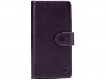 CaseMania Classic Leather Bookcase Paars - iPhone 17 Pro Max Hoesje Leer