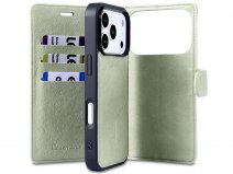 CaseMania Fine 2in1 Bookcase MagSafe Groen - iPhone 17 Pro Max Hoesje