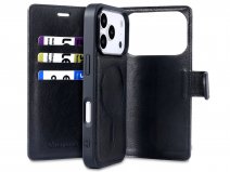 CaseMania Fine 2in1 Bookcase MagSafe Zwart - iPhone 17 Pro Max Hoesje
