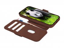 dbramante1928 Lynge 2in1 Leather Case - iPhone 17 Pro Max Hoesje Leer Bruin