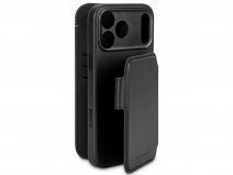 Decoded Leather Detachable Wallet Case Zwart - iPhone 17 Pro Max hoesje