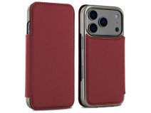 Greenwich Blake Leather Folio Fireglow Red - iPhone 17 Pro Max Hoesje