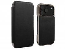 Greenwich Blake Leather Folio Beluga Black - iPhone 17 Pro Max Hoesje