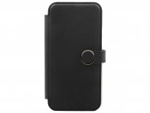 Greenwich Oxford Leather Folio Beluga Black - iPhone 17 Pro Max Hoesje