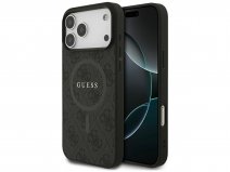 Guess Monogram iPhone 17 Pro Max hoesje - MagSafe Case Grijs
