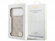 Guess Monogram iPhone 17 Pro Max hoesje - MagSafe Case Roze