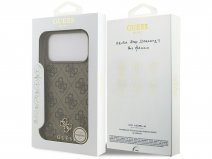 Guess 4G Monogram MagSafe Case Bruin - iPhone 17 Pro Max hoesje