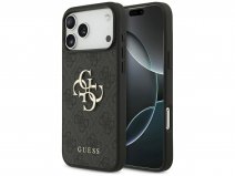 Guess Big 4G Monogram iPhone 17 Pro Max hoesje MagSafe Case Grijs