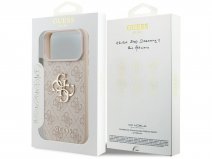 Guess Big 4G Monogram iPhone 17 Pro Max hoesje MagSafe Case Roze