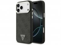 Guess Triangle Monogram MagSafe Case Grijs - iPhone 17 Pro Max hoesje