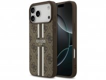 Guess Varsity Monogram MagSafe Case Bruin - iPhone 17 Pro Max hoesje