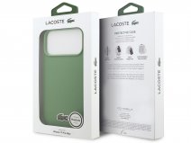 Lacoste Petit Piqué MagSafe Case Groen - iPhone 17 Pro Max hoesje