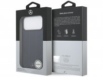 Mercedes-Benz iPhone 17 Pro Max hoesje - Leaves Leather Case MagSafe Blauw