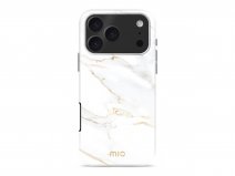 MIO White Marble Magsafe Case - iPhone 17 Pro Max Hoesje