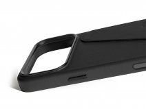 Mujjo Full Leather Wallet Case Black - iPhone 17 Pro Max Hoesje Leer