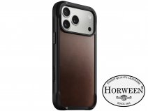 Nomad Horween Rugged Leather Case Bruin - iPhone 17 Pro Max hoesje