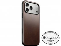 Nomad Horween Modern Leather Case Bruin - iPhone 17 Pro Max hoesje