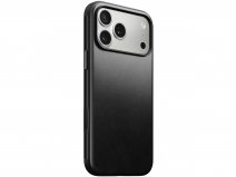Nomad Horween Modern Leather Case Zwart - iPhone 17 Pro Max hoesje