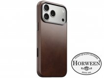 Nomad Horween Traditional Leather Case Bruin - iPhone 17 Pro Max hoesje