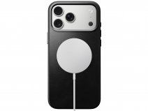 Nomad Horween Traditional Leather Case Zwart - iPhone 17 Pro Max hoesje