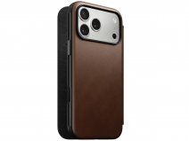 Nomad Modern Leather Folio Bruin - iPhone 17 Pro Max hoesje