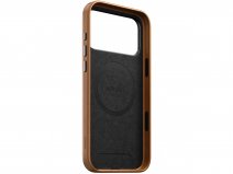 Nomad Traditional Leather Case Cognac - iPhone 17 Pro Max hoesje