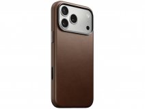 Nomad Traditional Leather Case Bruin - iPhone 17 Pro Max hoesje