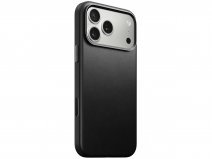 Nomad Traditional Leather Case Zwart - iPhone 17 Pro Max hoesje