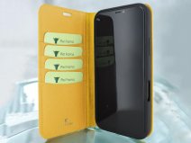 Piel Frama Premium Leather Book Geel - iPhone 17 Pro Max hoesje