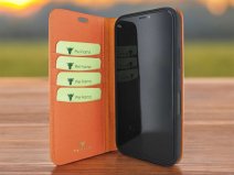 Piel Frama Premium Leather Book Oranje - iPhone 17 Pro Max hoesje