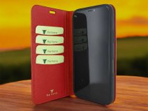 Piel Frama Premium Leather Book Rood Croco - iPhone 17 Pro Max hoesje