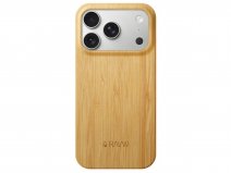 RAUW Ultra Slim iPhone 17 Pro Max hoesje Hout Bamboe - Super Dunne Case 0,7mm