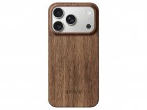 RAUW Ultra Slim iPhone 17 Pro Max hoesje Walnoot Hout - Super Dunne Case 0,7mm