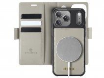 Solidenz 2-in-1 Bookcase MagSafe Beige - iPhone 17 Pro Max Hoesje