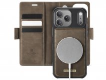 Solidenz 2-in-1 Bookcase MagSafe Bruin - iPhone 17 Pro Max Hoesje