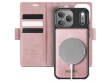 Solidenz 2-in-1 Bookcase MagSafe Roze - iPhone 17 Pro Max Hoesje