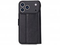 Solidenz Top Grain Wallet Zwart - iPhone 17 Pro Max Hoesje Leer