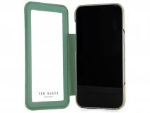 Ted Baker Flower Placement Mirror Folio Case - iPhone 17 Pro Max Hoesje