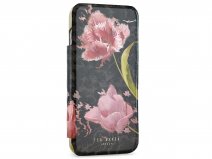 Ted Baker Tulip Pink Mirror Folio Case - iPhone 17 Pro Max Hoesje