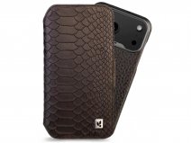 Vaja 2in1 V-Mag Leather Wallet Case MagSafe Kobra - iPhone 17 Pro Max Hoesje Leer