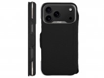 Vaja Silver V-Mag Leather Wallet Case MagSafe Argento - iPhone 17 Pro Max Hoesje Leer