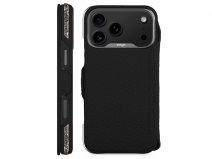 Vaja Silver V-Mag Leather Wallet Case MagSafe Bahrein - iPhone 17 Pro Max Hoesje Leer