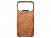 Vaja V-Mag Grip Leather Case MagSafe Camel - iPhone 17 Pro Max Hoesje Leer