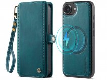 CaseMania 2in1 True Wallet Case Groen - iPhone 17e / 16e Hoesje