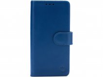 CaseMania Leather Bookcase Blauw - iPhone 17e / 16e Hoesje Leer