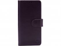 CaseMania Leather Bookcase Paars - iPhone 17e / 16e Hoesje Leer