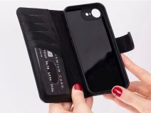 Solidenz Top Grain Wallet Zwart - iPhone 17e / 16e Hoesje Leer