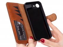 Solidenz Top Grain Wallet Burned Cognac - iPhone 17e / 16e Hoesje Leer